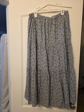 Madewell Floral Maxi Skirt- Size L